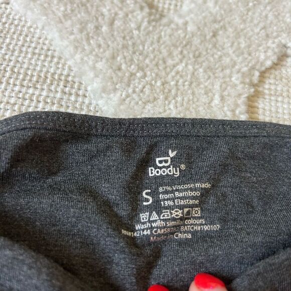 Boody Dark Gray Heather 7/8 Legging - Picture 3 of 4